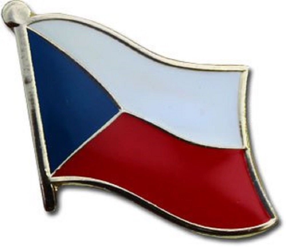 50 Pack Wholesale Czech Republic Flag Bike Hat Lapel Pins - Perfect for Cycling Events, National Pride & Collectors
