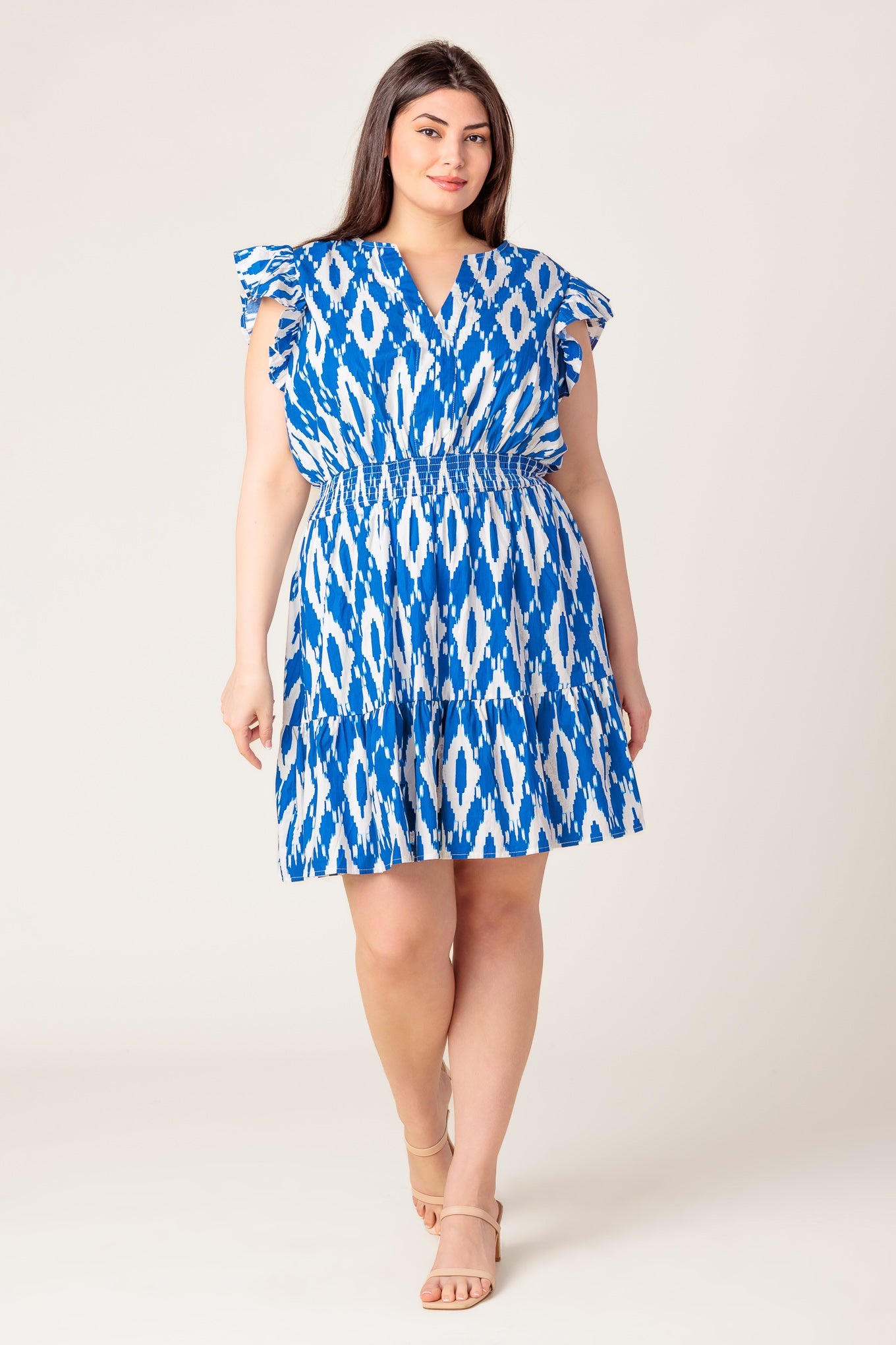 BLUE/IVORY