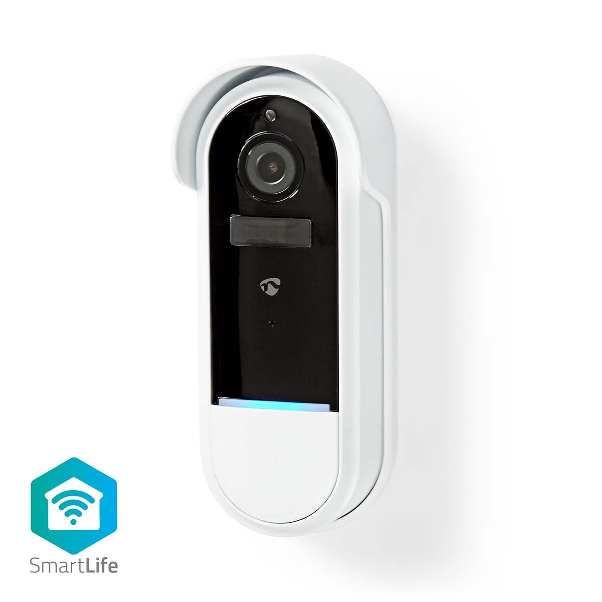 SmartLife Video Doorbell with Wi-Fi, Battery & Transformer Powered, Full HD 1080p for Android - Monitor Your Home Security Day & Night