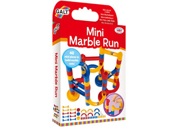 Galt Mini Marble Run - 50 Piece STEM Building Toy Set for Kids Ages 4-8 | Creative Construction Game with Colorful Marble Tracks | Perfect for Birthday Gifts & Indoor Playtime