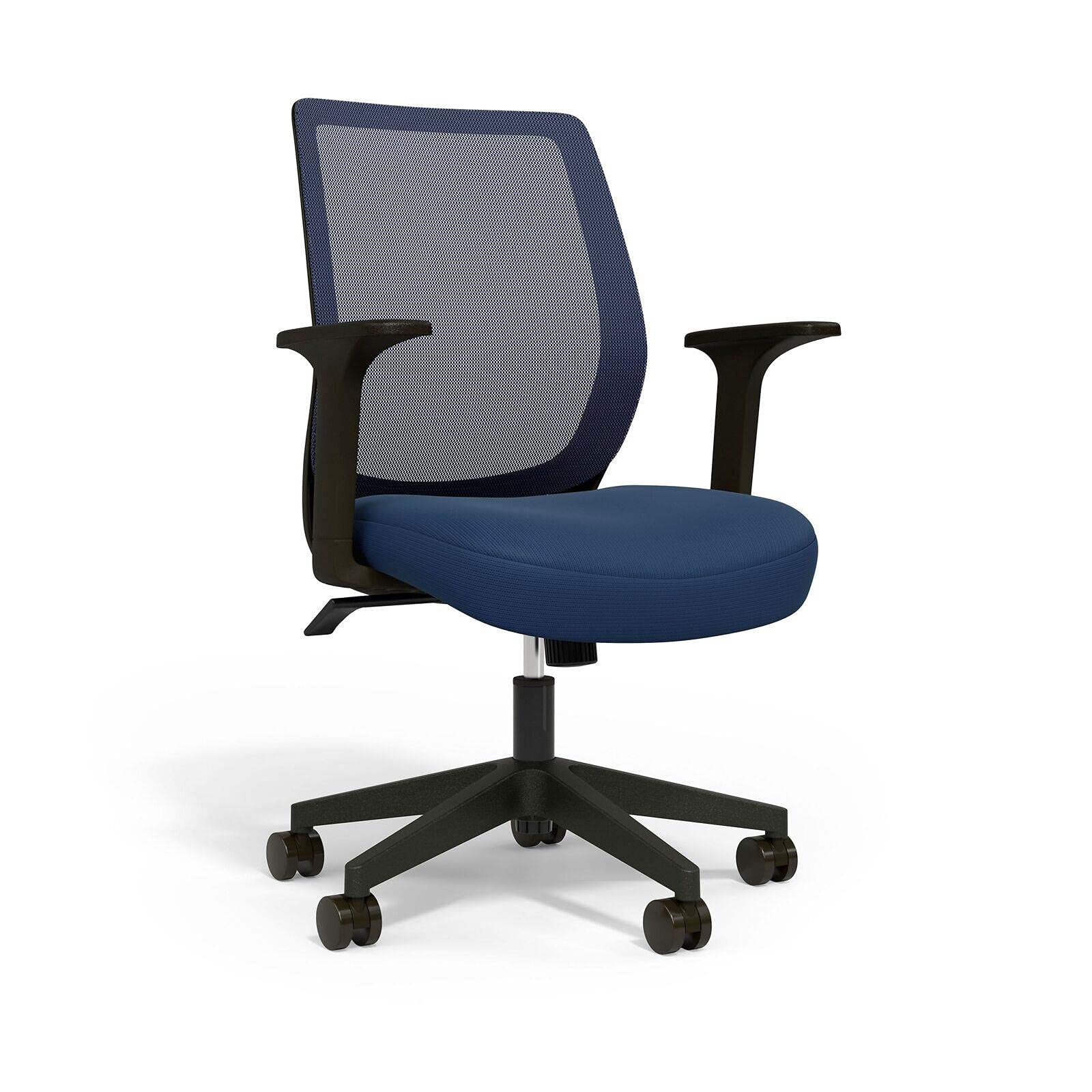 Ergonomic Mesh Back Office Task Chair - Blue Gaming & Computer Chair with Swivel Base for Home Office, Gaming Desk & Workspace - Comfortable & Adjustable Office Furniture