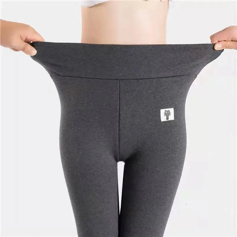 High Waist Thermal Leggings for Women - Winter Warm Fleece Lined Yoga Pants - Perfect for Cold Weather Workouts, Running & Outdoor Activities