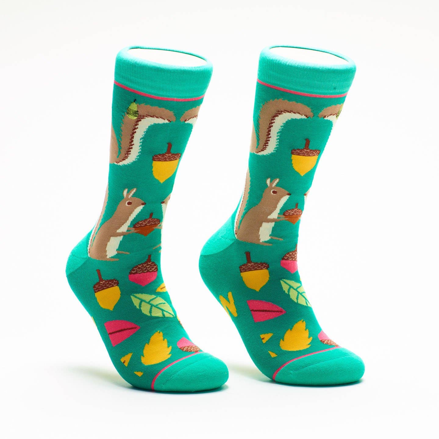 Aw Nuts Socks - Fun Woven Pear Design Casual Crew Socks for Men & Women - Perfect for Gifts, Office Wear, and Everyday Comfort