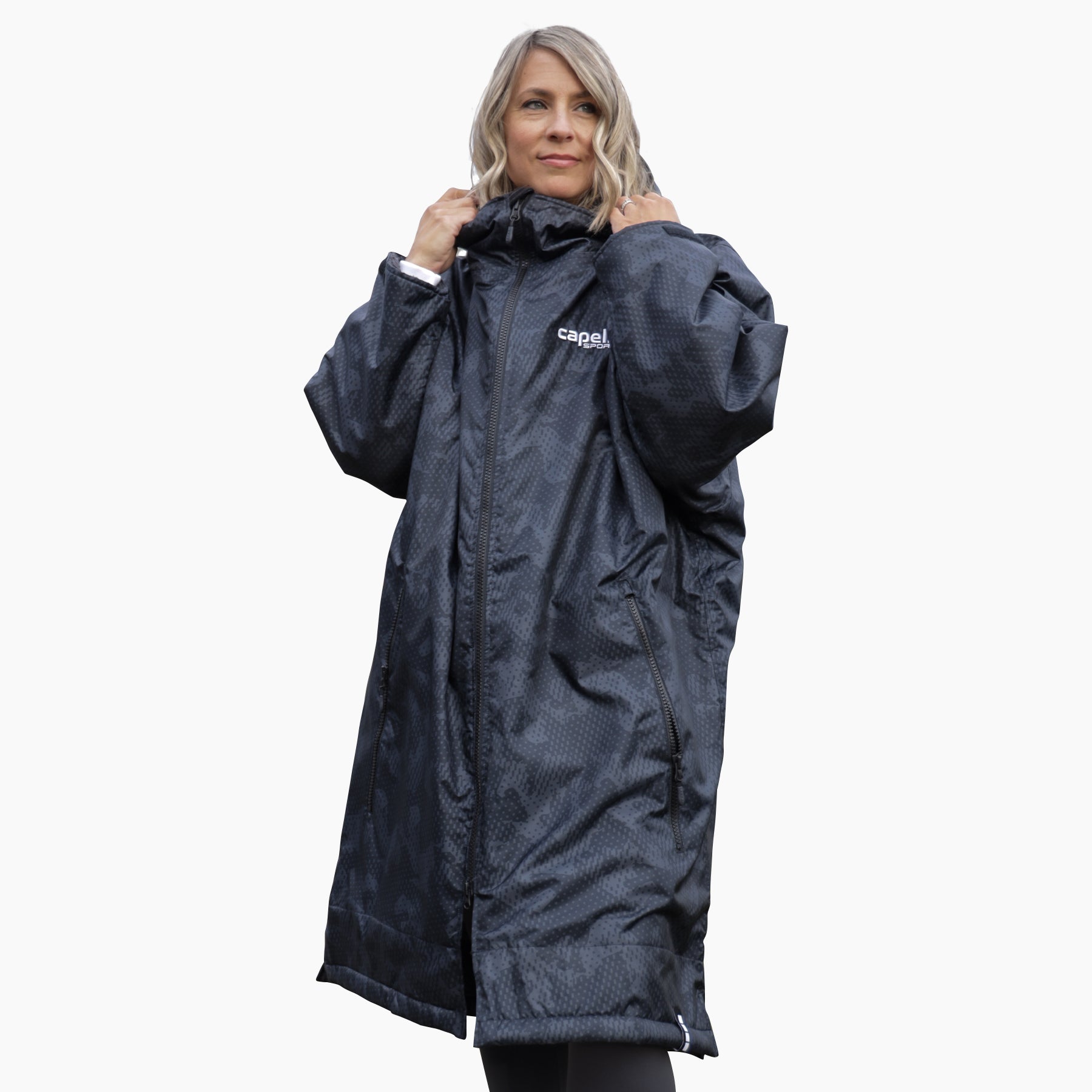 Unisex Adult Camouflage Print Blanket Jacket - Stylish & Warm Outerwear for Outdoor Adventures, Camping, and Casual Wear