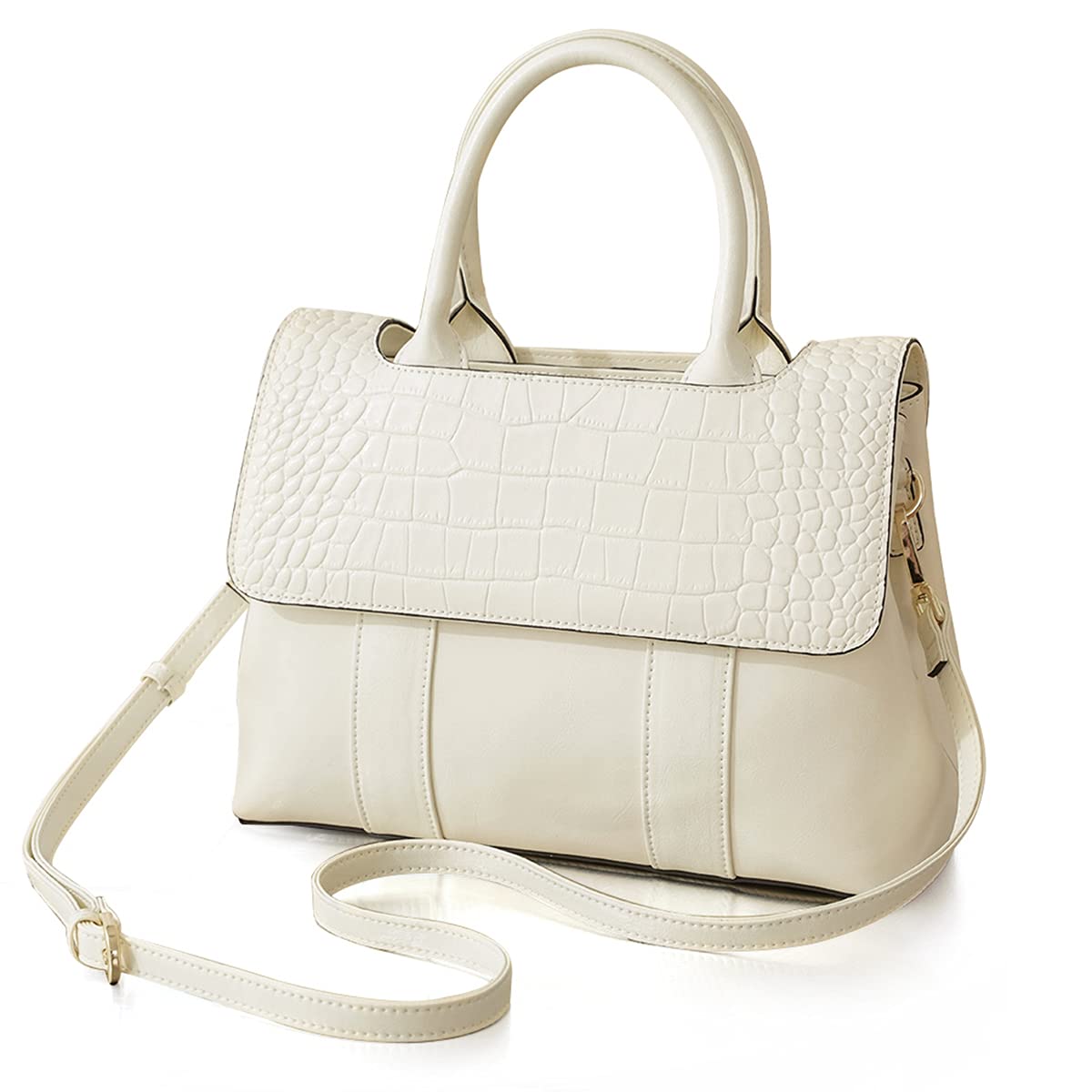 Women's Cow Leather Crossbody Bag - Mini Tote Satchel Shoulder Purse for Ladies | Fashionable Handbag for Work, Travel & Daily Use