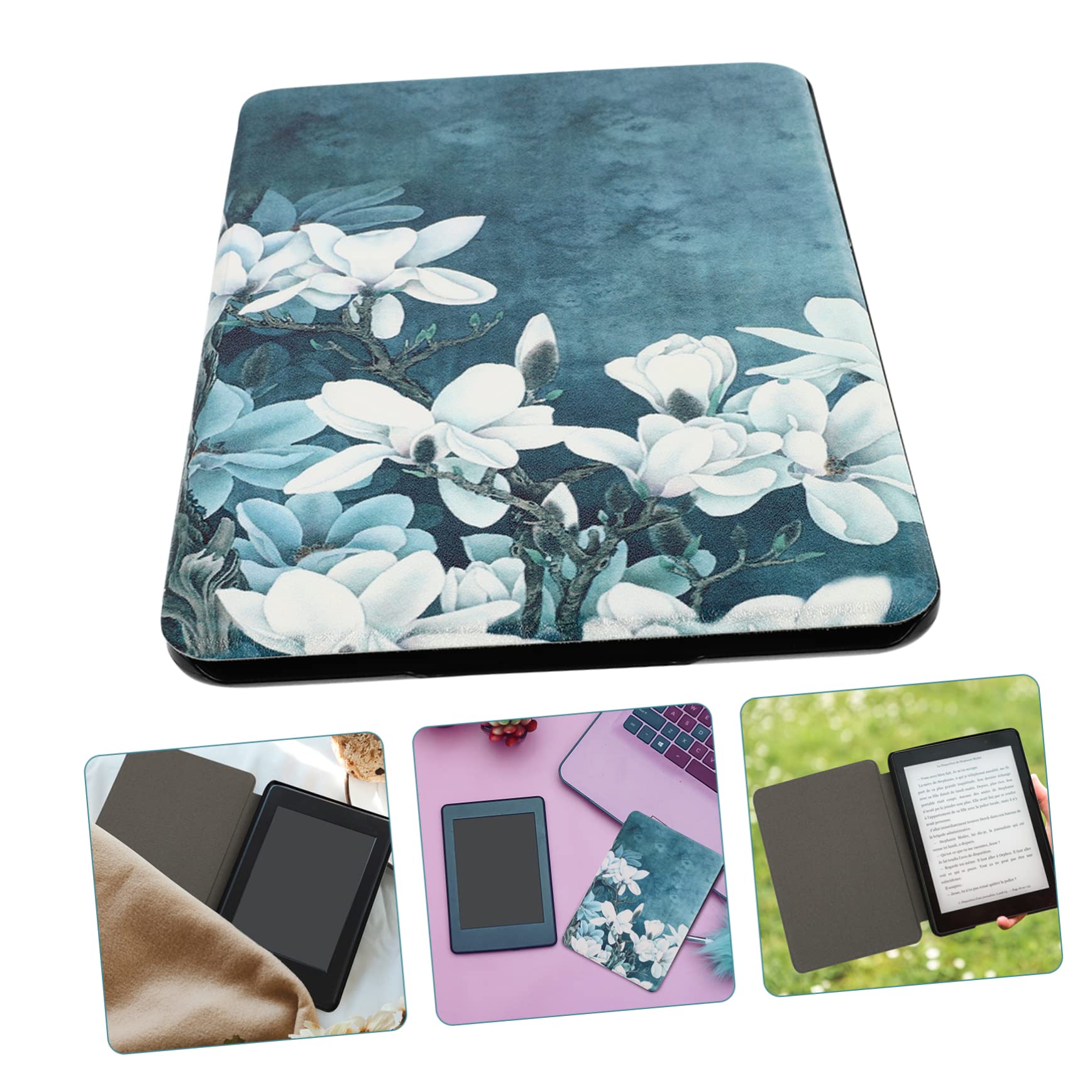 Jojofuny 2-Pack Detachable PU Leather E-Reader Case Cover - Protective Book-Style Case for Kindle, Nook & E-Book Readers (Automatic Sleep/Wake, Youth Edition) - Perfect for Reading, Travel & Daily Commute