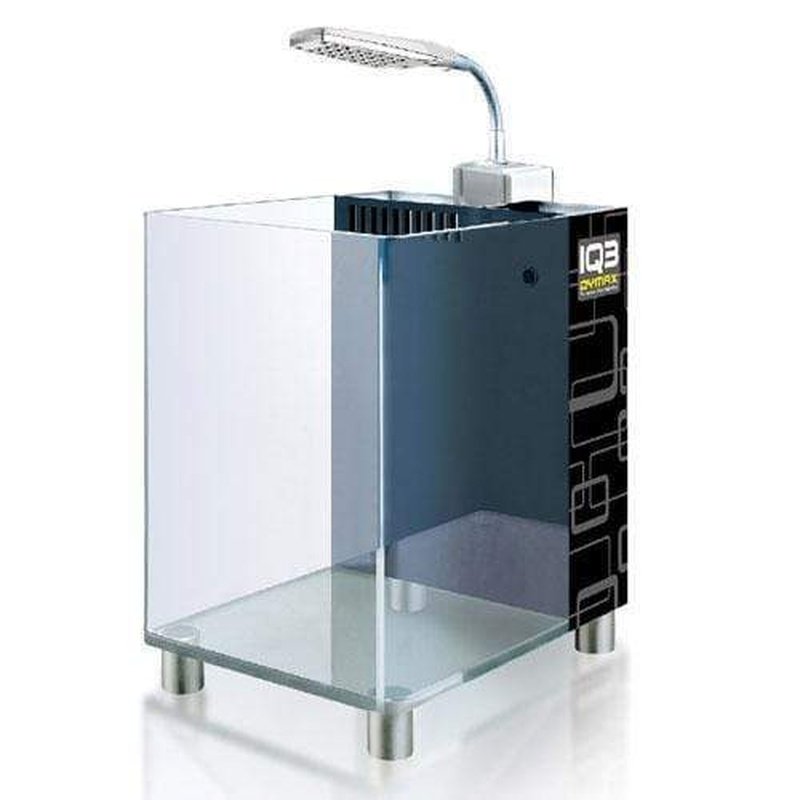 Dymax IQ3 Nano Aquarium Tank 6.5L (1.7 Gallon) - Perfect for Desktop, Office, or Small Space Saltwater & Freshwater Fish Keeping
