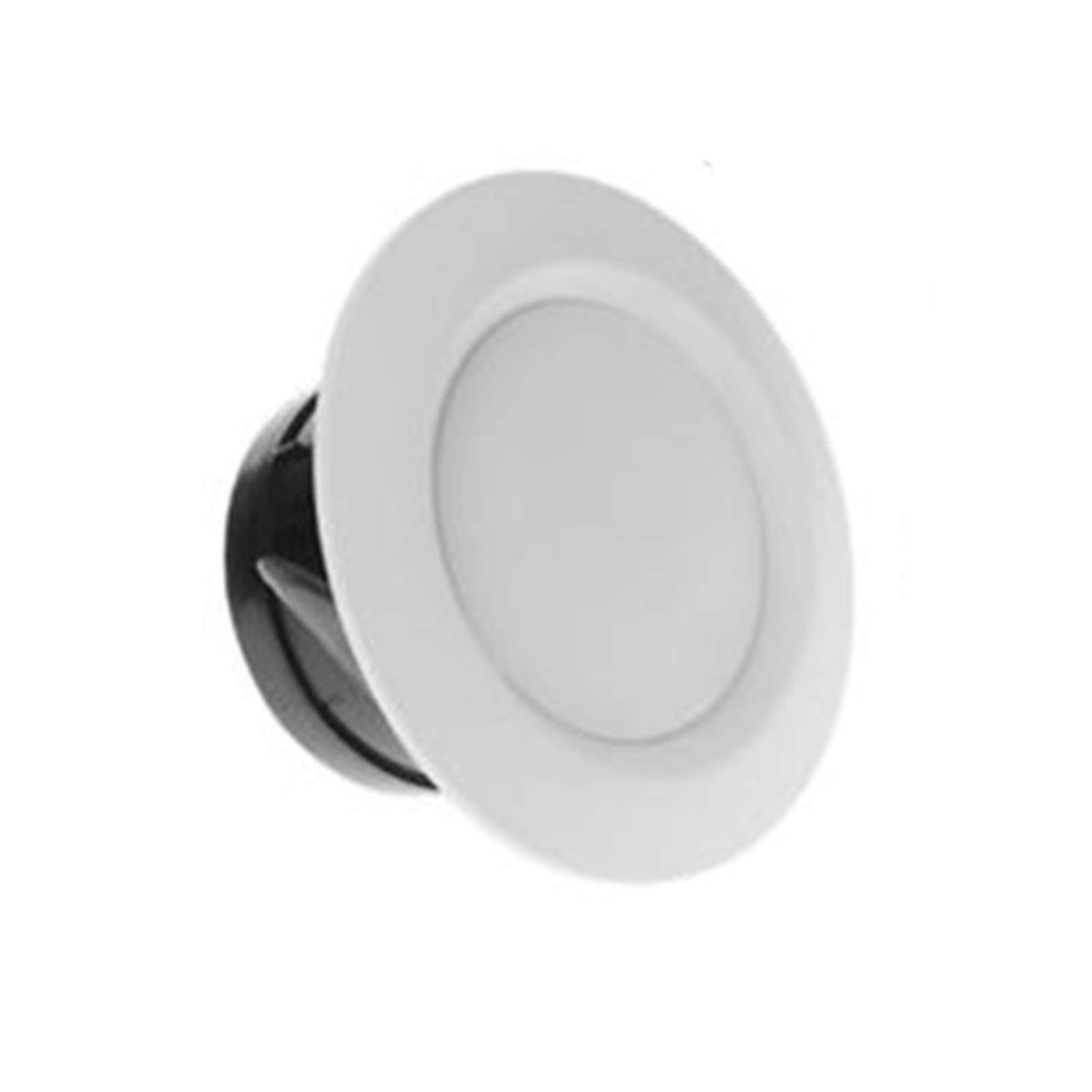 Adjustable ABS Air Vent Grille - 75mm Round Diffuser for Kitchen & Bathroom Ventilation - Replacement Air Ventilation Cover with Extract Valve - Perfect for Home & Commercial Use