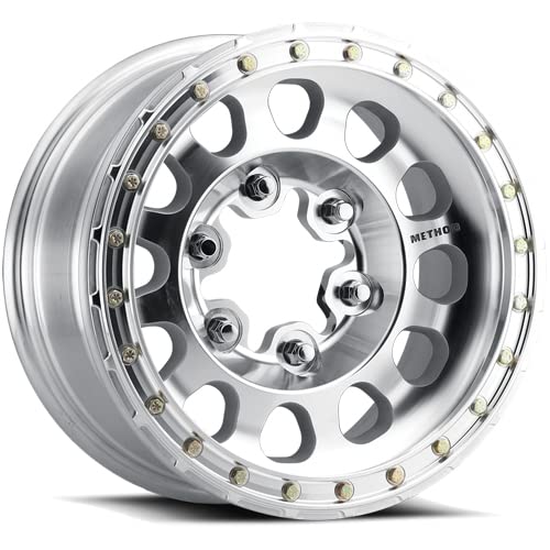 Method Race Wheels 103 Beadlock Machined Wheel RAW - 17x9 Inches, 6x5.5 Bolt Pattern, -12mm Offset - Off-Road, Truck & Jeep Wheels for Adventure & Racing