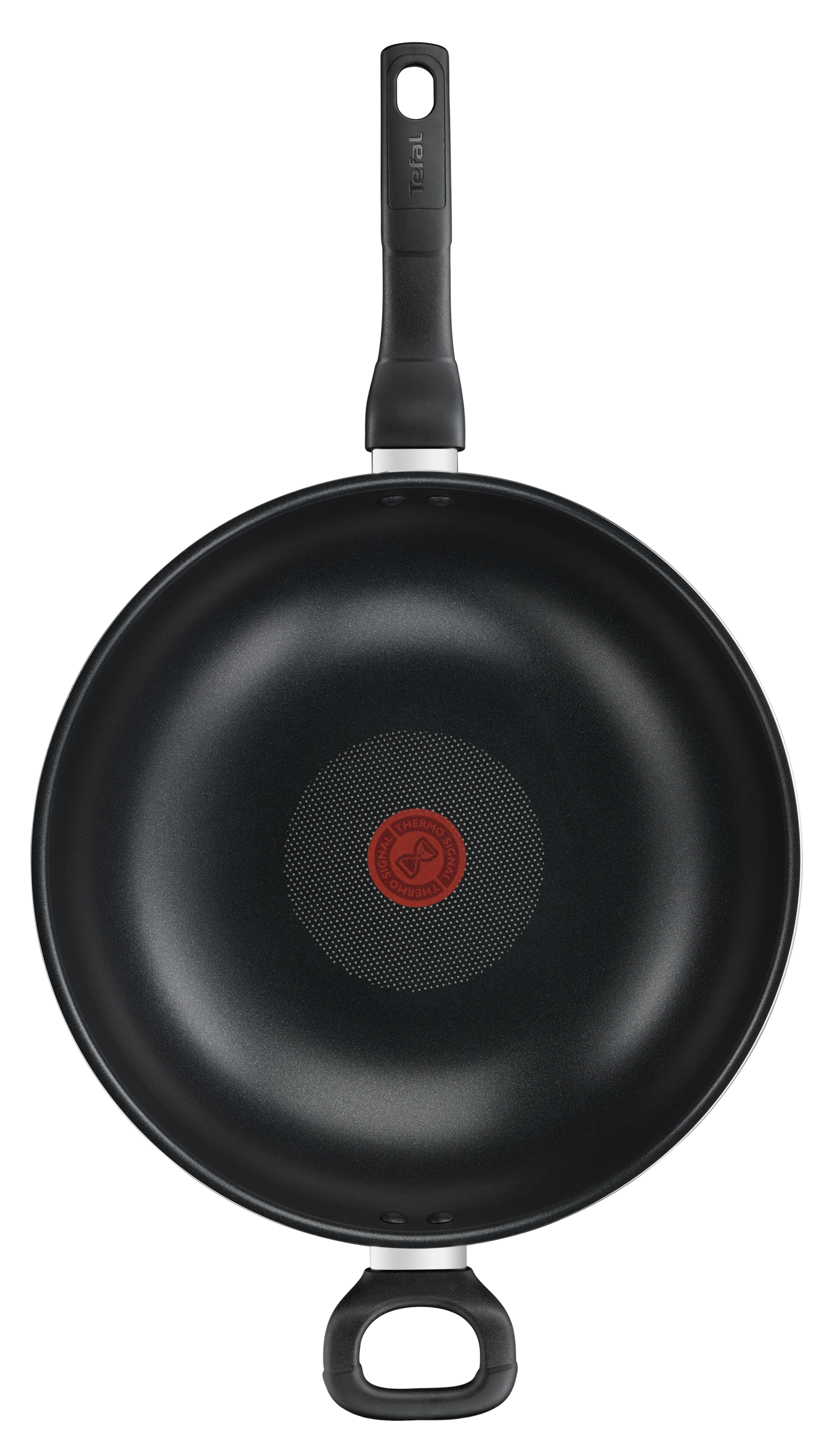 Tefal 32cm Non-Stick Wok Pan with Glass Lid - Professional Stir Fry Cooking for Asian Cuisine, Perfect for Home Chefs & Restaurant Use