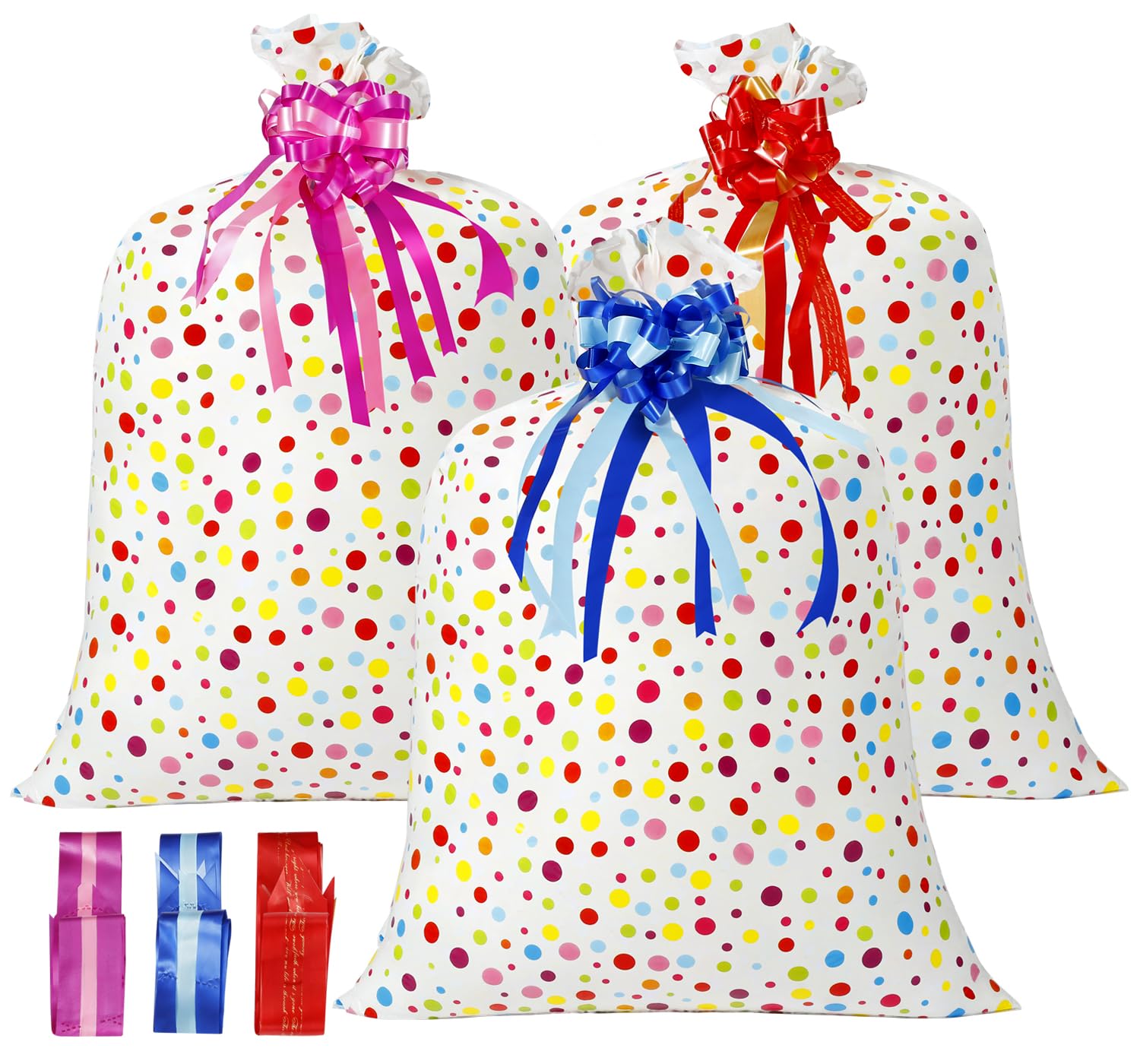 Shineloha 3 Pack Extra Large Gift Bags (44