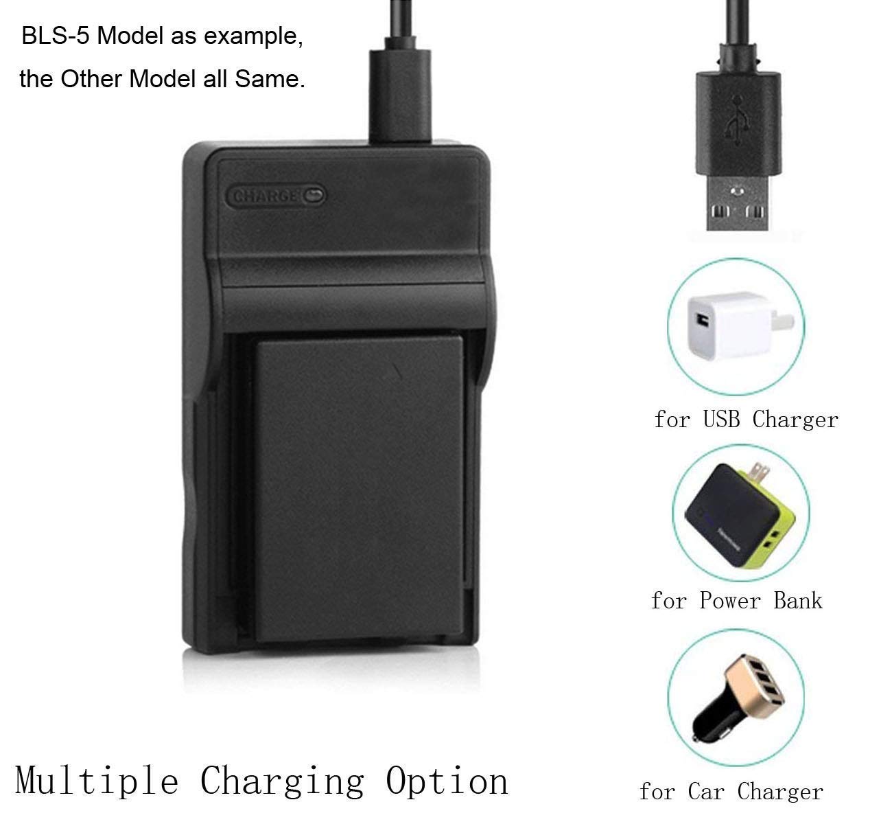 Canon EOS Digital Rebel XT & XTi Camera Battery Charger - Fast Charging Replacement Power Adapter for DSLR Photography, Travel & Professional Use