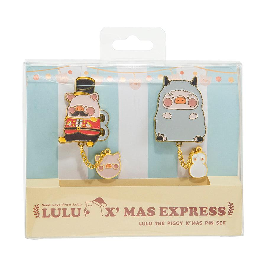 TOYZEROPLUS LuLu Christmas Enamel Pins Set - Cute Holiday Gift for Friends, Collectors & Pin Lovers - Perfect for Backpacks, Jackets, Hats & Scrapbooking
