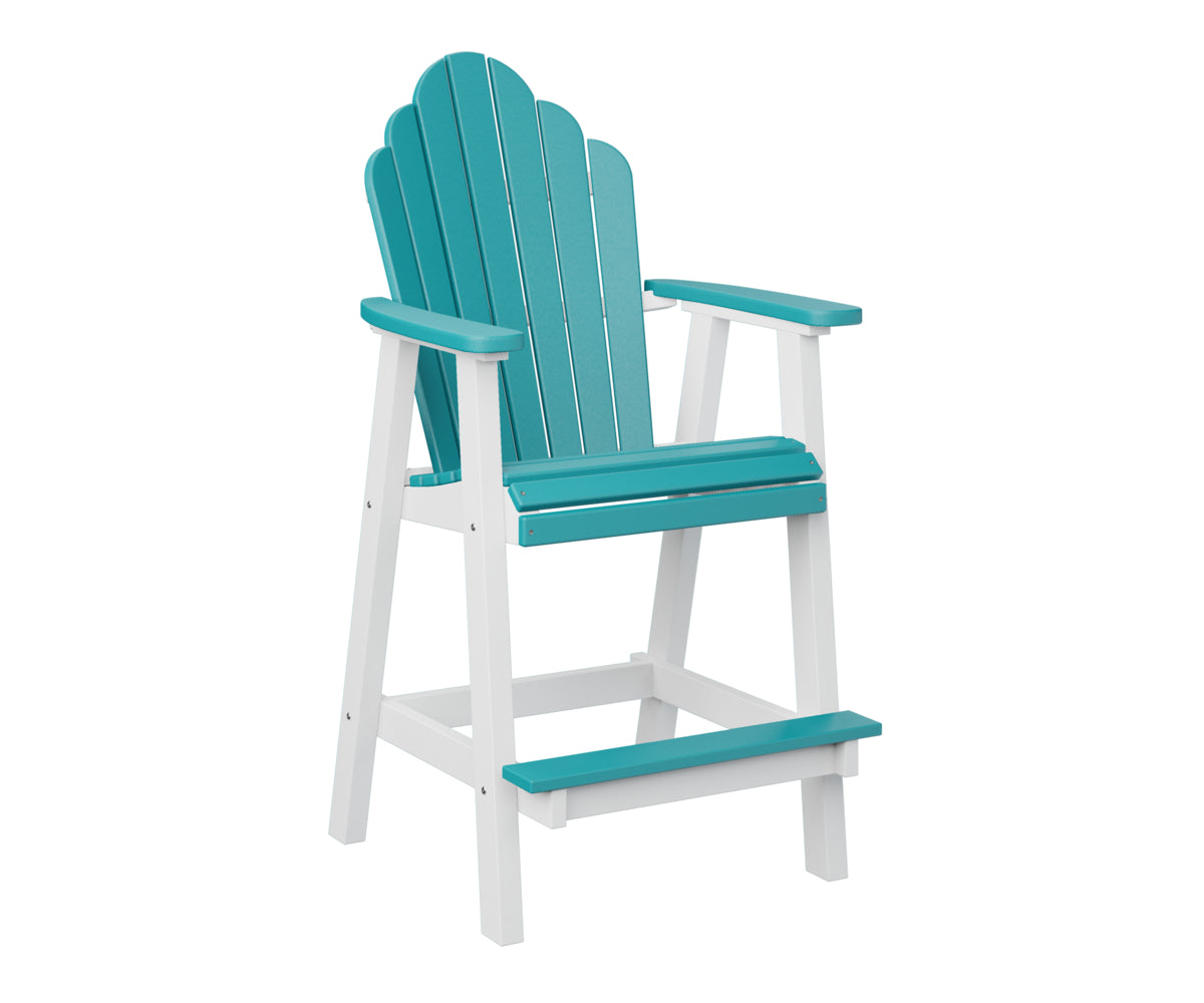 Berlin Gardens Cozi Back Bar Chair - Comfortable Counter Height Stool for Kitchen, Bar & Outdoor Use - Perfect for Dining, Entertaining & Relaxing