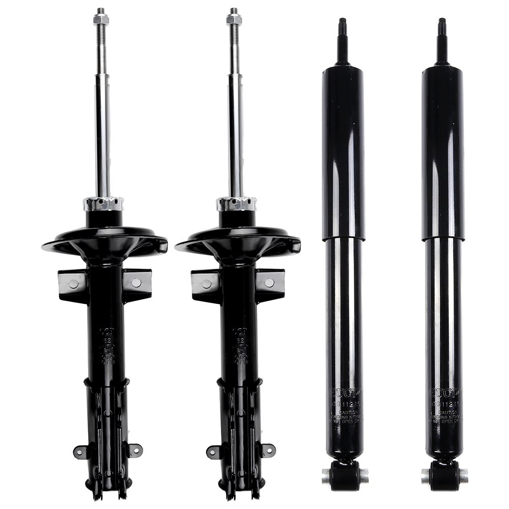 ANPART 4Pcs Front & Rear Shock Absorbers Struts Set - Compatible with 2005-2010 Ford Mustang (Replaces 235920, 349026) - Smooth Ride for Daily Commuting & Performance Driving