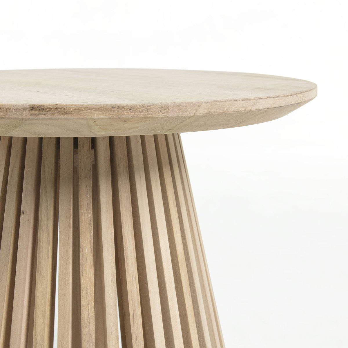 Round Side Table - Modern Accent Table for Living Room, Bedroom, or Office - Sturdy Wood End Table with Versatile Home Decor Use