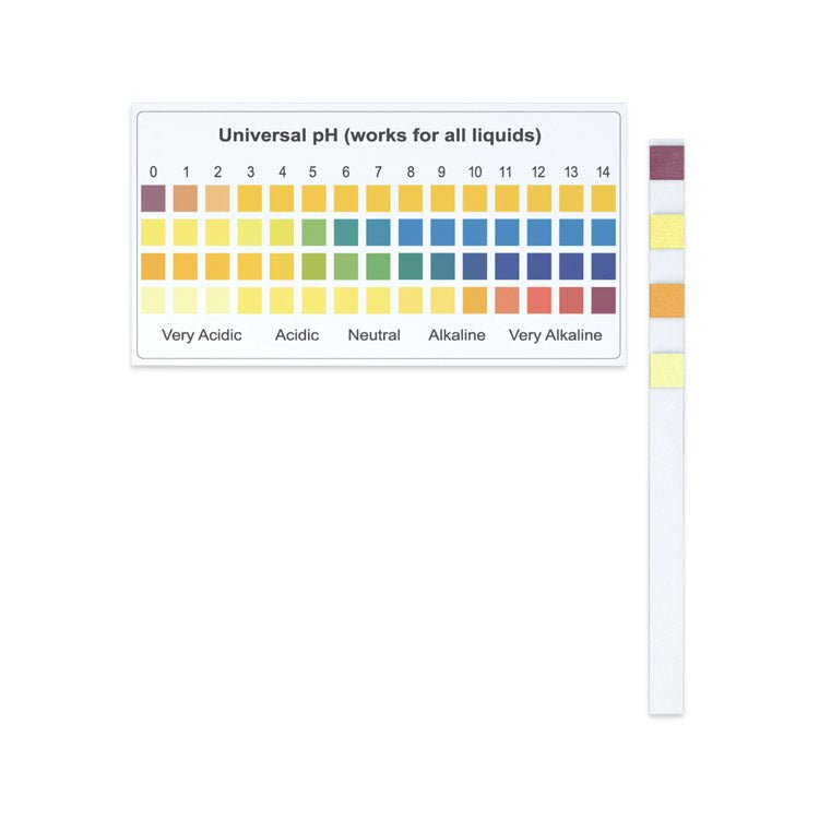 pH 0-14 Test Strips - High Precision Litmus Paper for Water, Soil & Aquarium Testing | Lab, Pool & Hydroponics Use