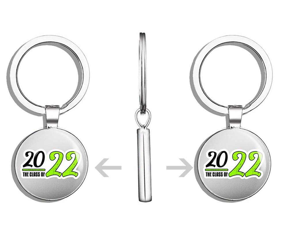 2022 Graduation Gift - Double Sided Stainless Steel Keychain with Key Finder | Personalized Key Ring Holder for Car, House & Office Keys | Perfect Graduation Present for Students & Professionals