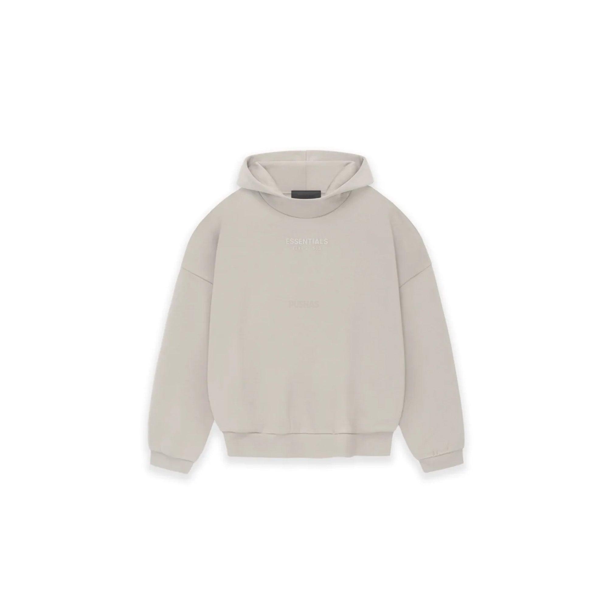 ESSENTIALS Hoodie 'Silver Cloud' (2023) - Premium Cotton Pullover for Men & Women | Cozy Loungewear & Streetwear Fashion