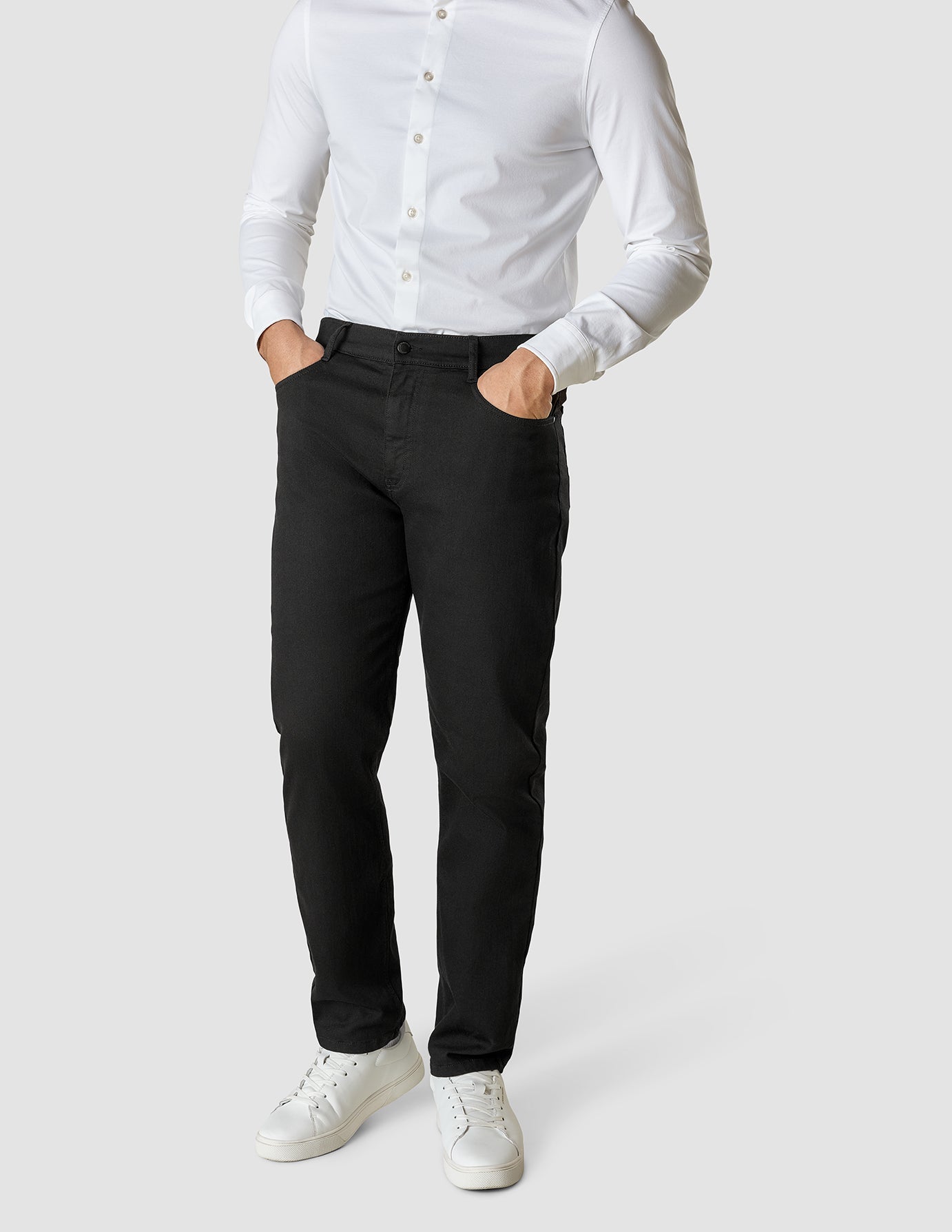 Classic Black Regular Fit Jeans for Men - Comfortable & Stylish for Casual Wear, Work & Everyday Outfits