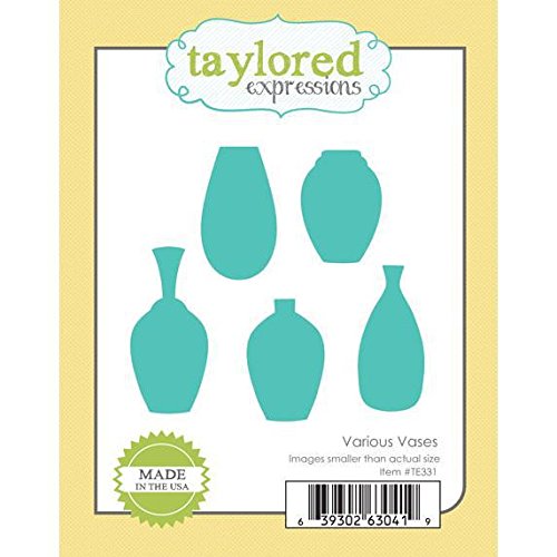 Taylored Expressions Die Cut - Assorted Vase Shapes for Card Making & Scrapbooking | Perfect for DIY Crafts, Greeting Cards, and Home Decor Projects