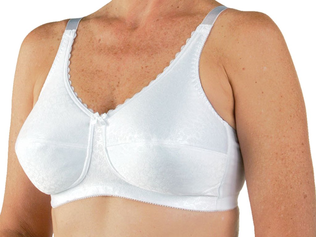 Post Mastectomy Bra - Soft Nylon Knit Fiberfill Comfort Bra for Women - Perfect for Recovery, Daily Wear & Active Lifestyles