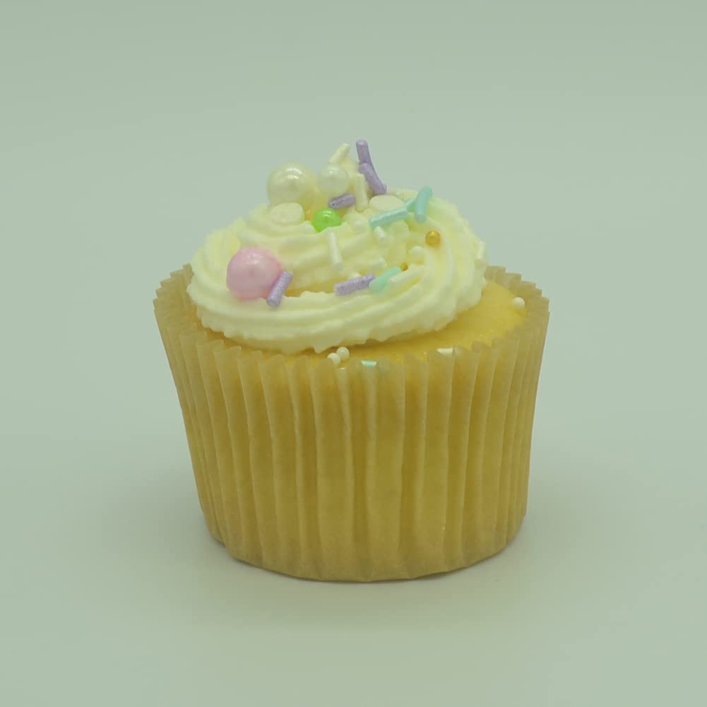 Natural Greaseproof Paper Cupcake Liners - 300 Count Standard Baking Cups for Muffins, Cupcakes & Party Desserts | Eco-Friendly & Non-Stick