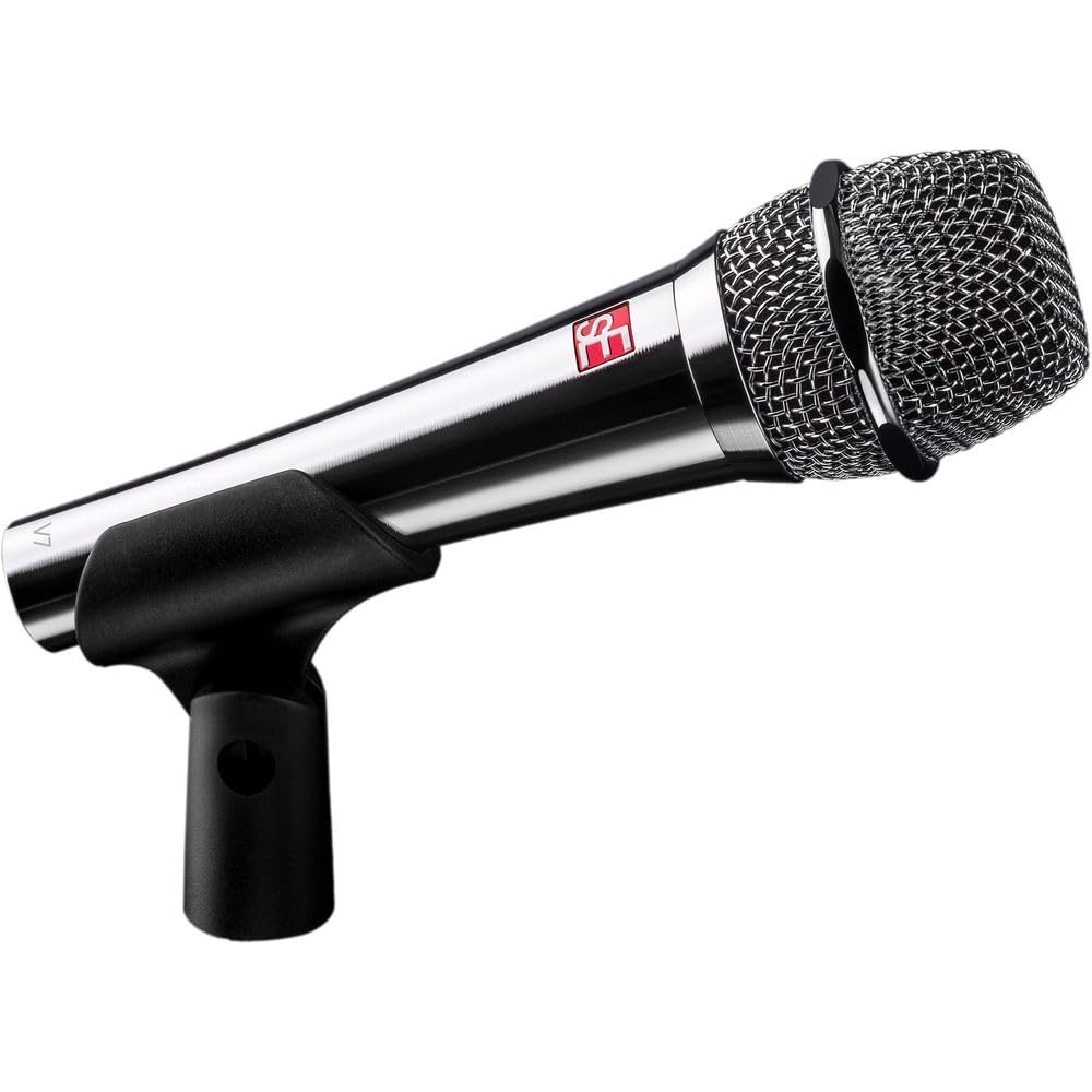SE ELECTRONICS V7 Supercardioid Handheld Microphone - Professional Studio Grade Condenser Mic for Recording, Podcasting & Live Performance - Chrome Finish