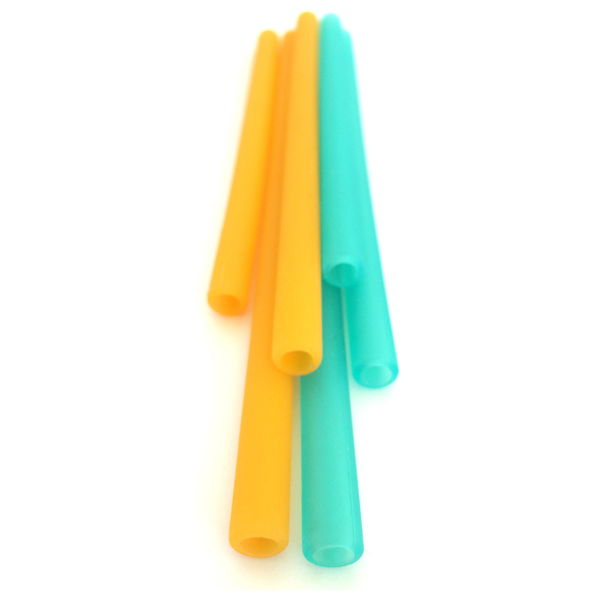 Silikids Reusable Silicone Straws - 6 Pack of BPA-Free, Eco-Friendly Drinking Straws for Kids & Adults - Perfect for Smoothies, Juices, and Cold Beverages at Home or On-the-Go