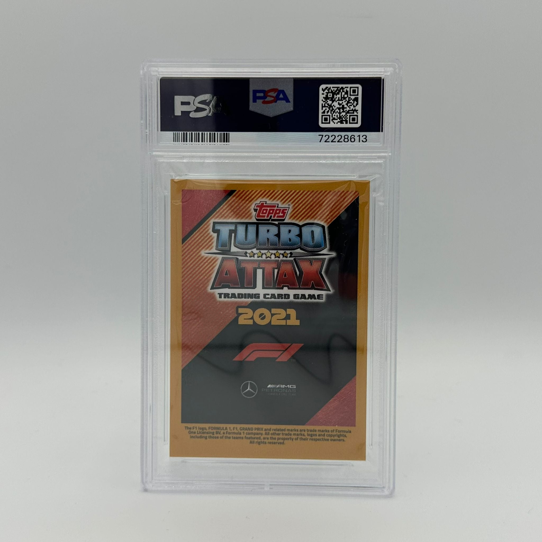 PSA 9 Lewis Hamilton /250 Fire Card - Rare Collectible for F1 Fans & Sports Memorabilia Enthusiasts