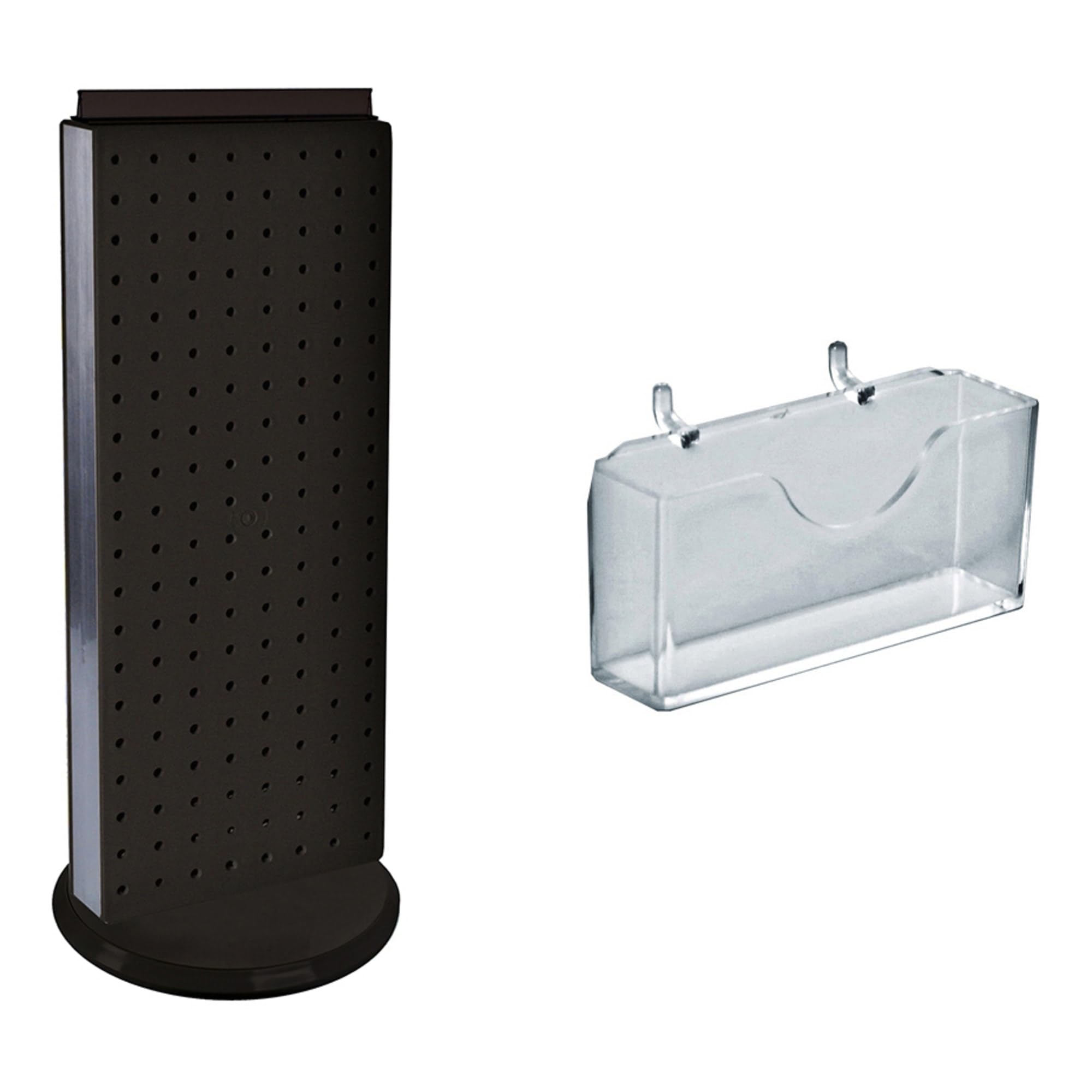 Azar Displays 700505-BLK Black Countertop Gift Card Holder with 20 Pockets - Perfect for Retail Stores, Boutiques & Checkout Counters