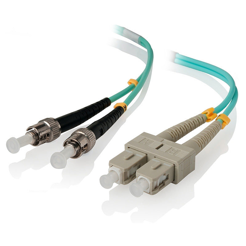 ST SC 10G Multimode Duplex LSZH Fiber Optic Cable 50/125 OM3 - High-Speed Data Transmission for Data Centers, Server Rooms & Network Installations