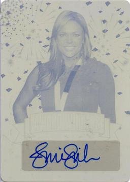 2014 Leaf Award Winner Jennie Finch Autographed Softball Card - 1/1 Yellow Printing Plate Certified - Perfect for Baseball Memorabilia Collections & Sports Fans Gifts