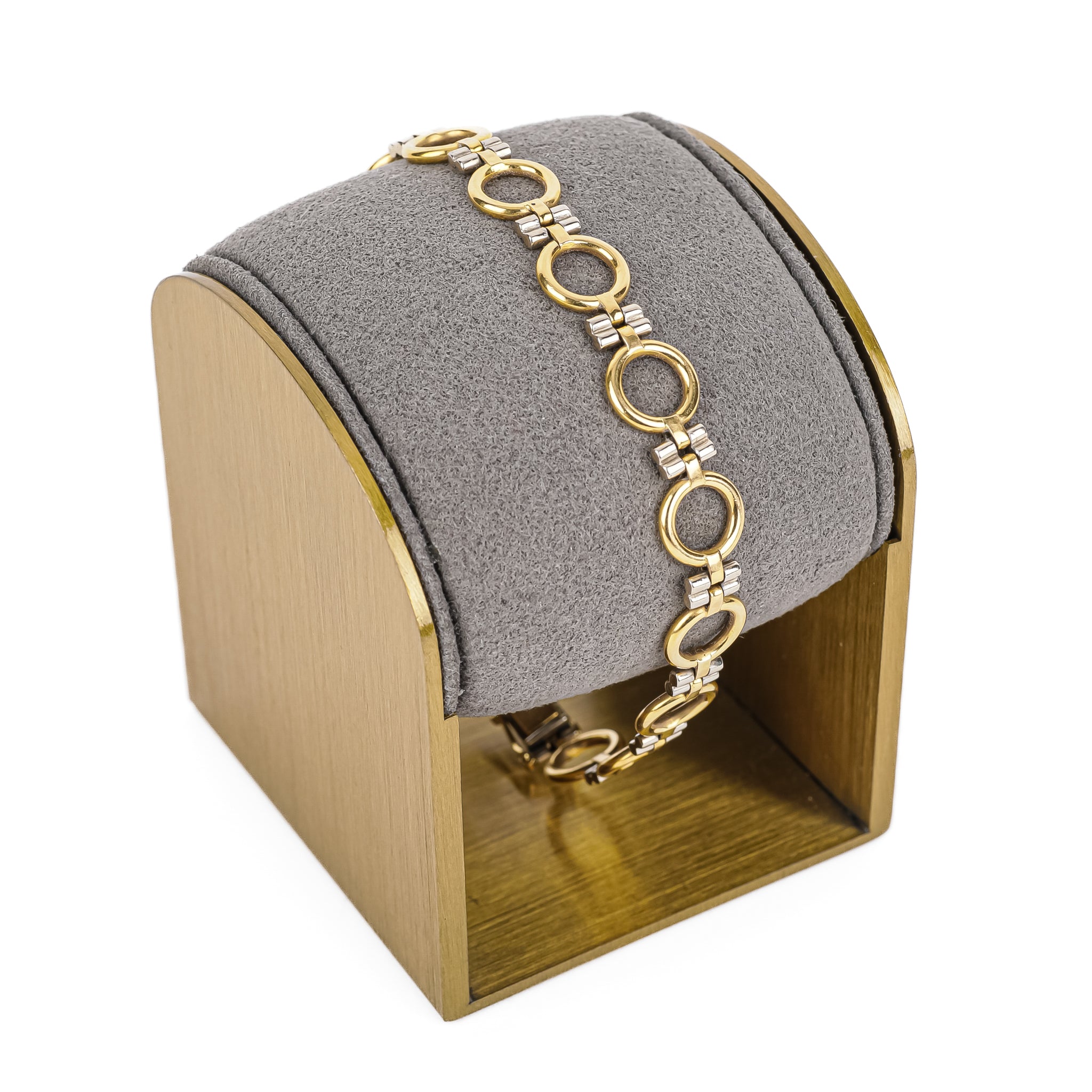 Cartier 18K Yellow Gold & White Gold Diamond Bracelet for Women - Luxury Jewelry Gift for Anniversary, Birthday & Special Occasions