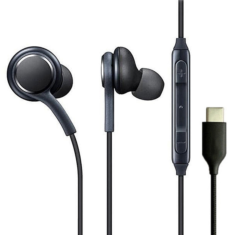 USB C Earbuds with Microphone, Noise Cancelling Wireless Headphones for iPhone Android - Perfect for Workouts, Commuting & Gaming