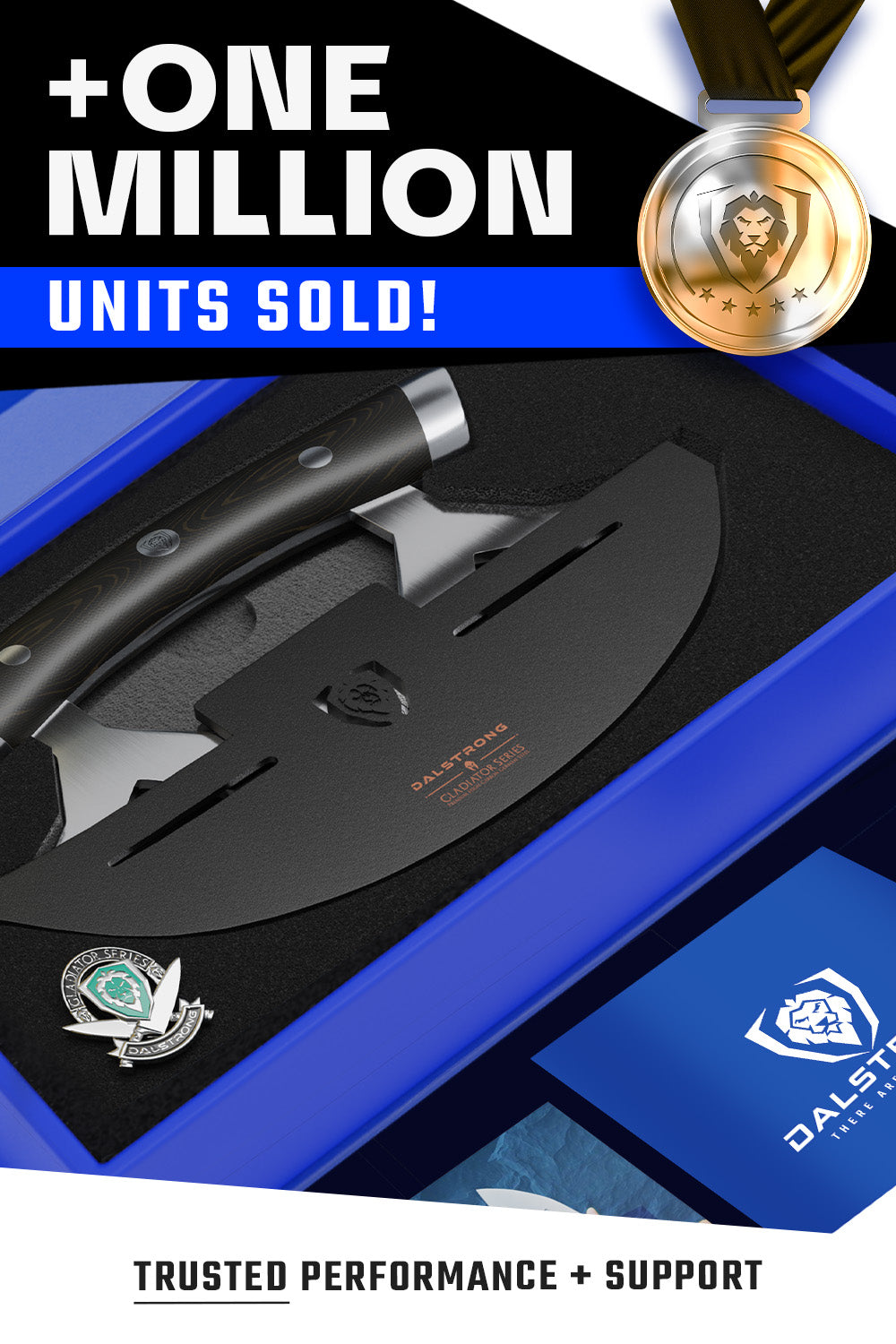 Dalstrong Gladiator Series Ulu Rocking Knife 7