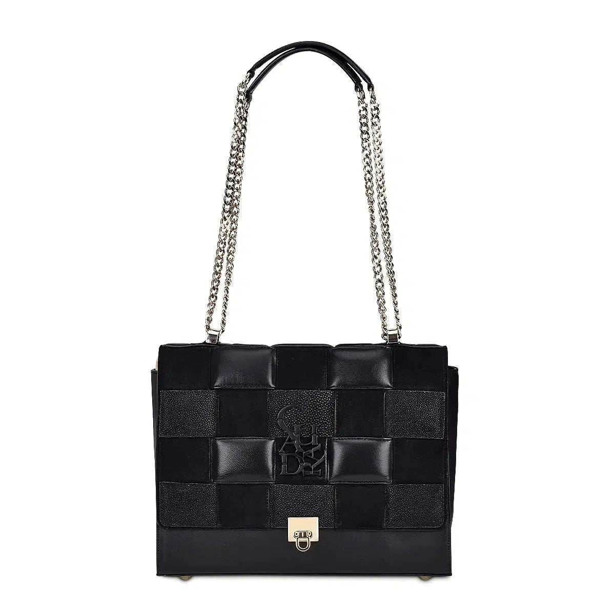 BOD22MA Women's Fashion Stingray Shoulder Bag - Elegant Black Dress Clutch for Evening Parties, Date Nights & Special Occasions