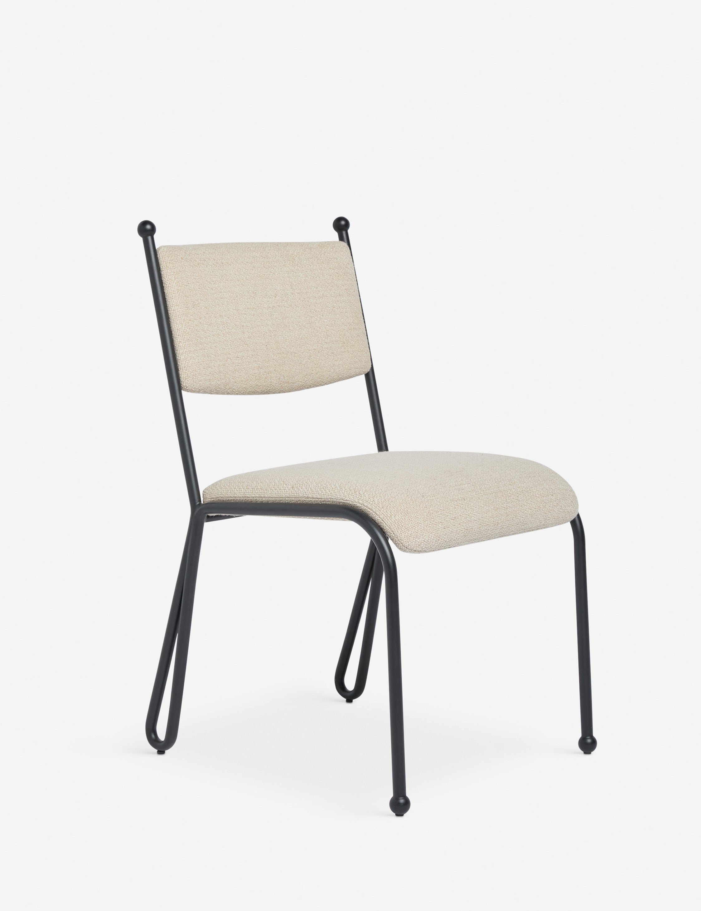 Fidia Dining Chair by Aimee Song - Modern Wooden Dining Room Chair with Upholstered Seat - Perfect for Kitchen, Dining Room & Home Office
