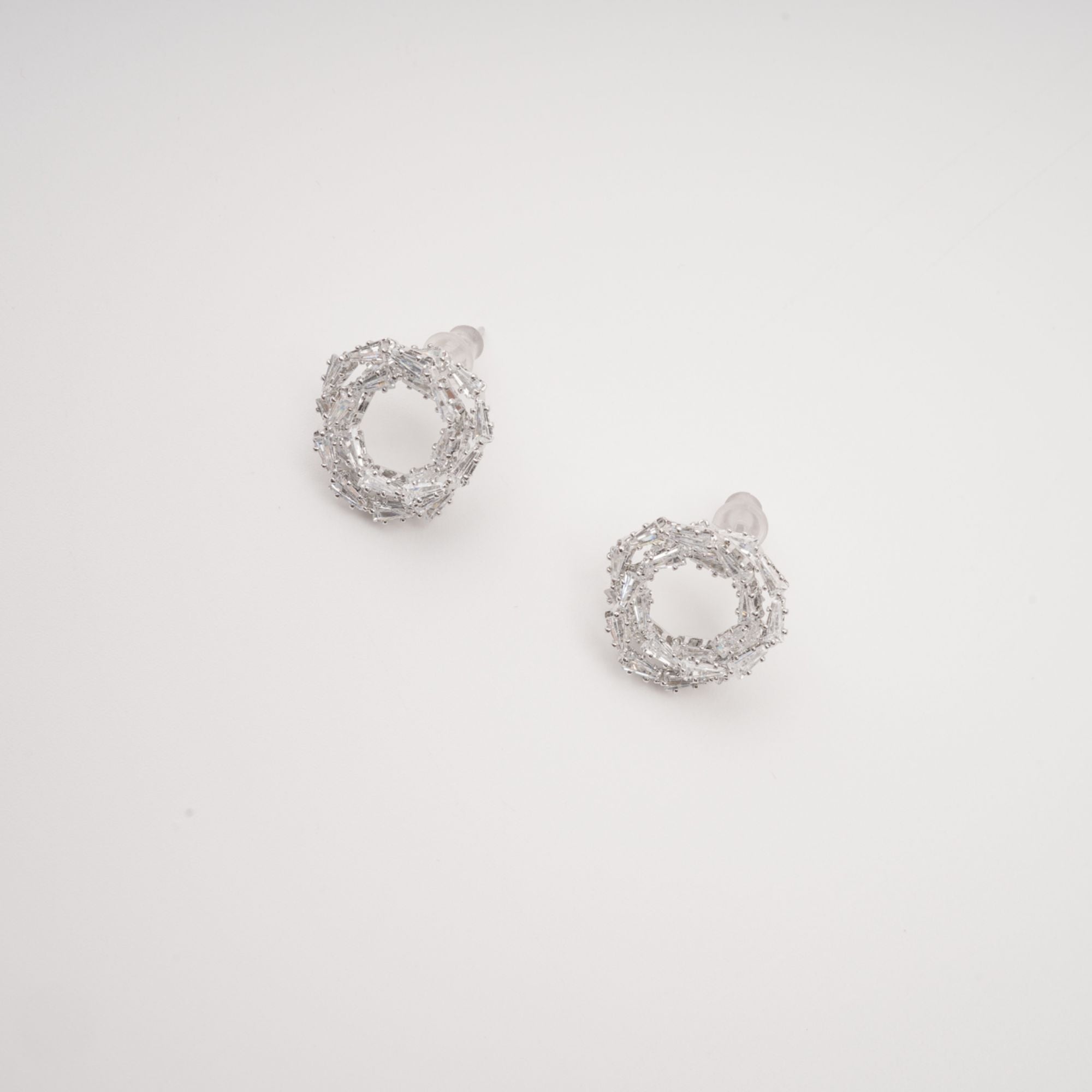 Amelie Crystal Embellished Earrings for Women - Elegant Rhinestone Dangle Earrings for Party, Wedding & Evening Wear