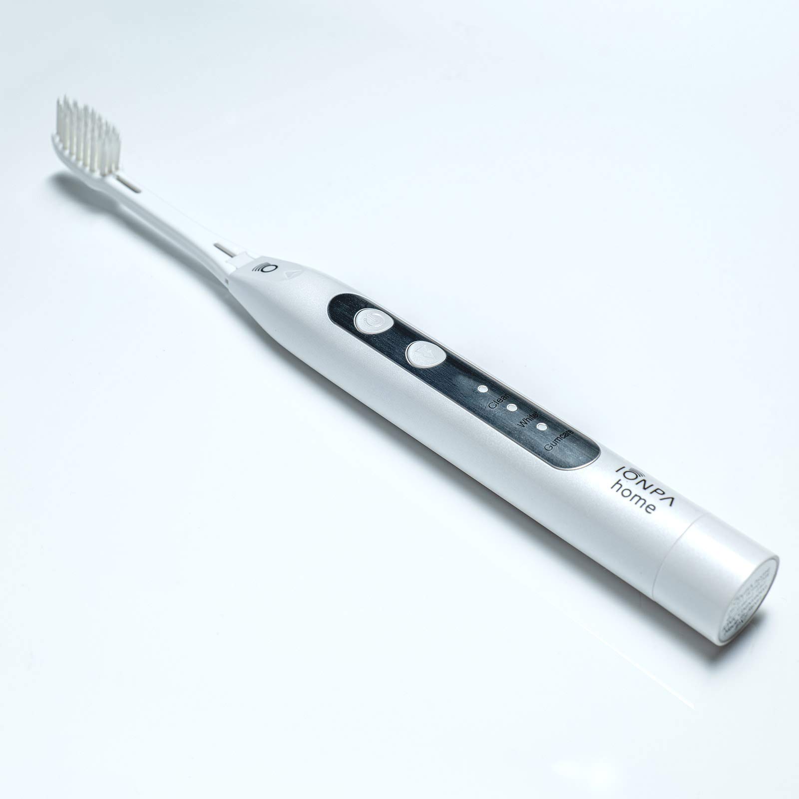 Ionic Kiss Ionpa DH Electric Toothbrush - White & Black, 3 Brushing Modes, 2 Japanese Soft Bristle Brush Heads, Built-in Timer for Effective Cleaning | Perfect for Home Use, Travel & Daily Oral Care