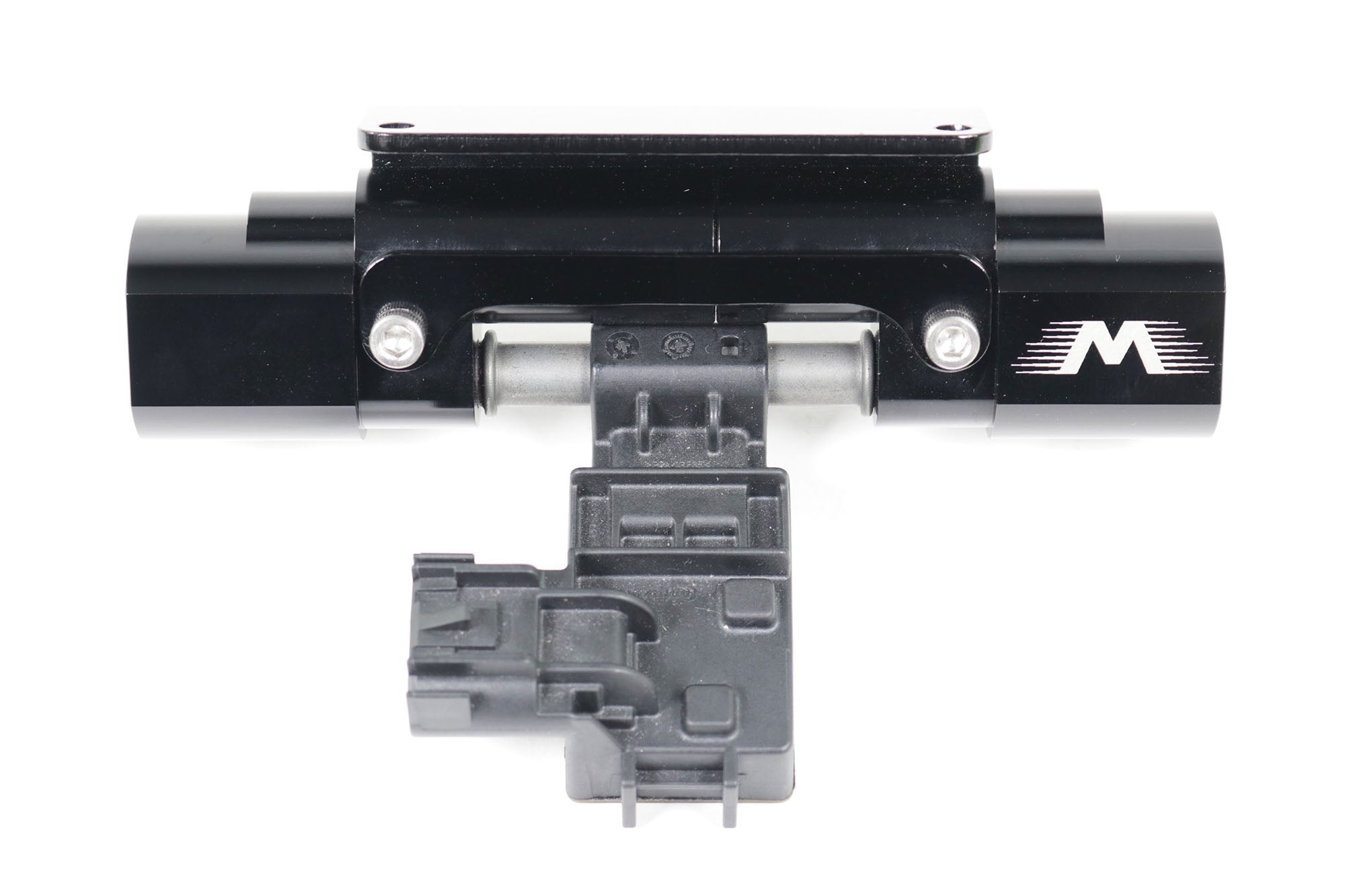 High-Performance Billet E85 Flex Fuel Sensor Mount - Dual Channel In-Line for 6AN, 8AN, 10AN (Sensor Not Included) - Perfect for Turbocharged & High-Performance Vehicles