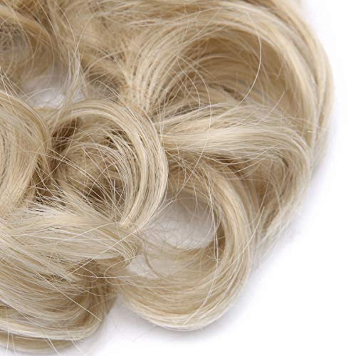 Messy Bun Hair Extension for Curly Hair - Clip-in Updo Hairpiece for Women | Perfect for Weddings, Parties & Everyday Styling