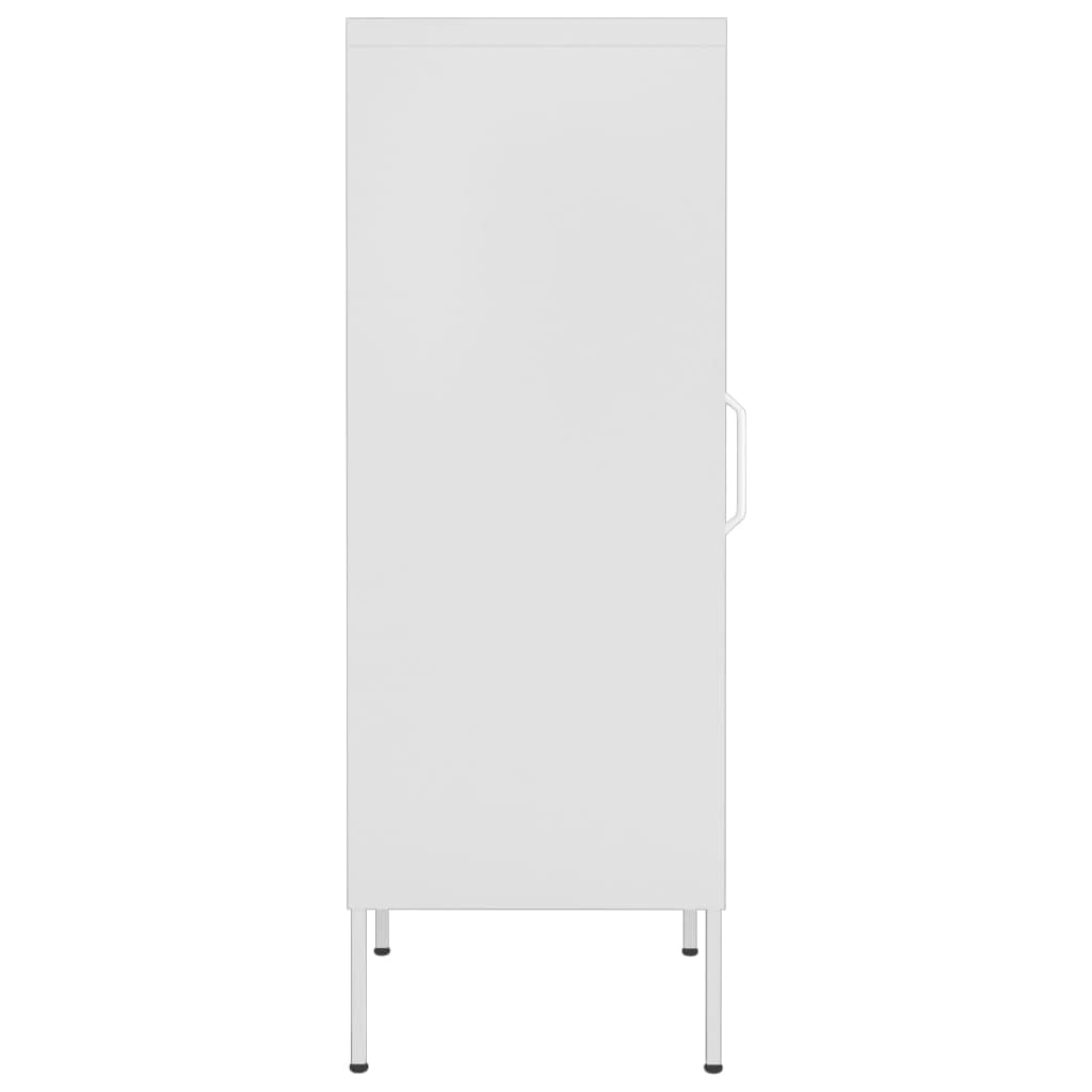 White Steel Storage Cabinet 16.7