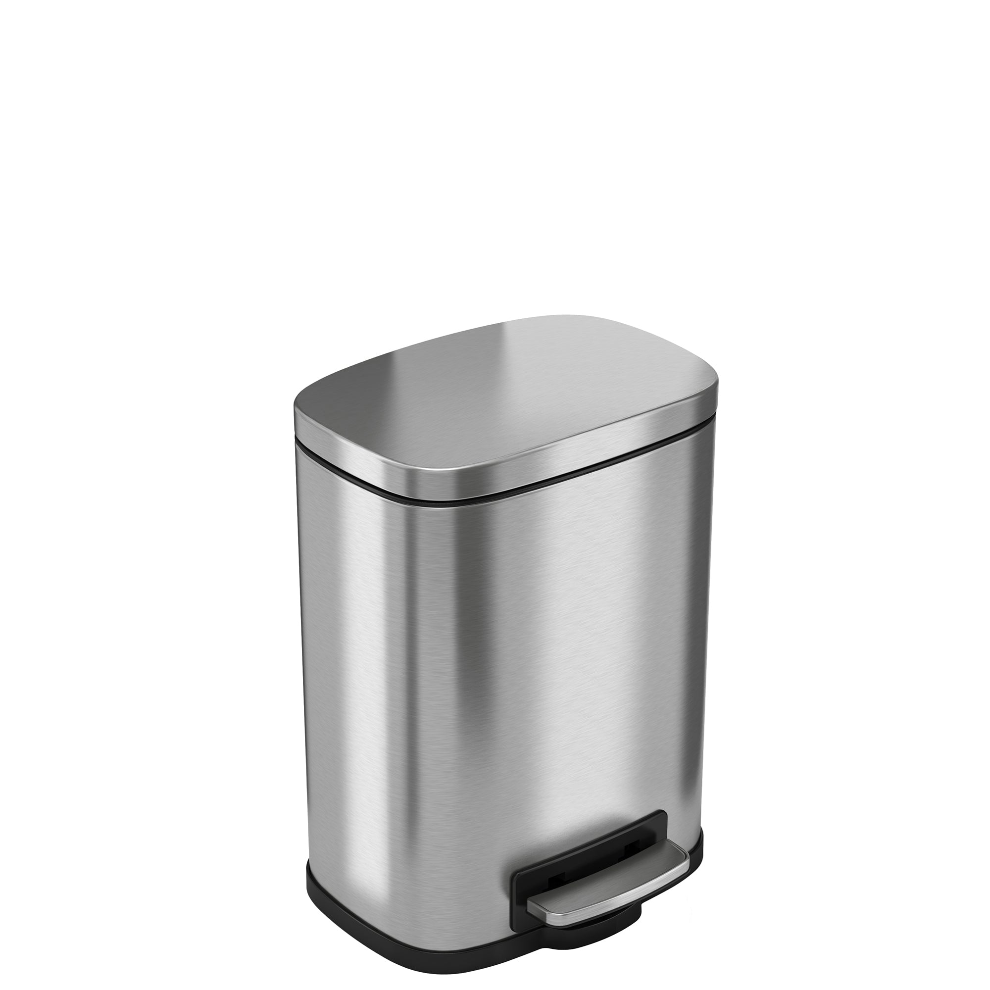 5 Liter SoftStep Composite Step Trash Can with Odor-Absorbing Technology - Hands-Free Kitchen & Bathroom Waste Bin for Easy Disposal