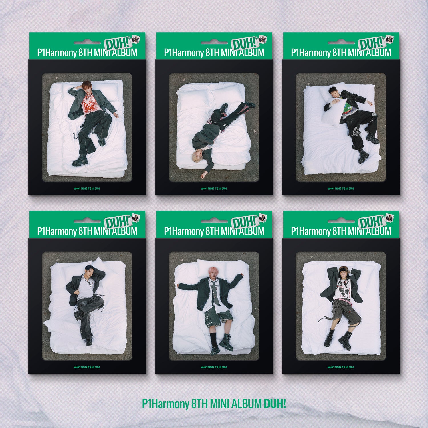 P1HARMONY 8th Mini Album 'DUH!' (H) - Kpop Music CD for Fans | Perfect for Collection, Gifts & Kpop Dance Practice