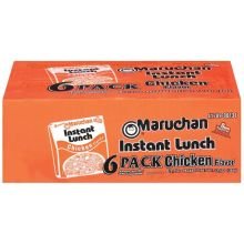 Maruchan Instant Lunch Chicken Flavor Ramen Noodles (Pack of 6) - Quick & Easy Microwaveable Meal for Office, Dorm, or Emergency Food Supply