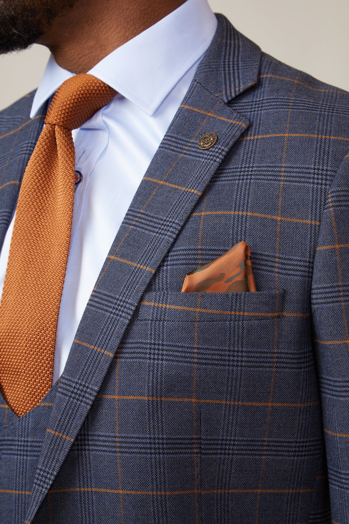 Paralympian Jonathan Broom Edwards MBE in Jenson Marine Check Suit - Premium Formal Wear for Special Occasions & Business Events