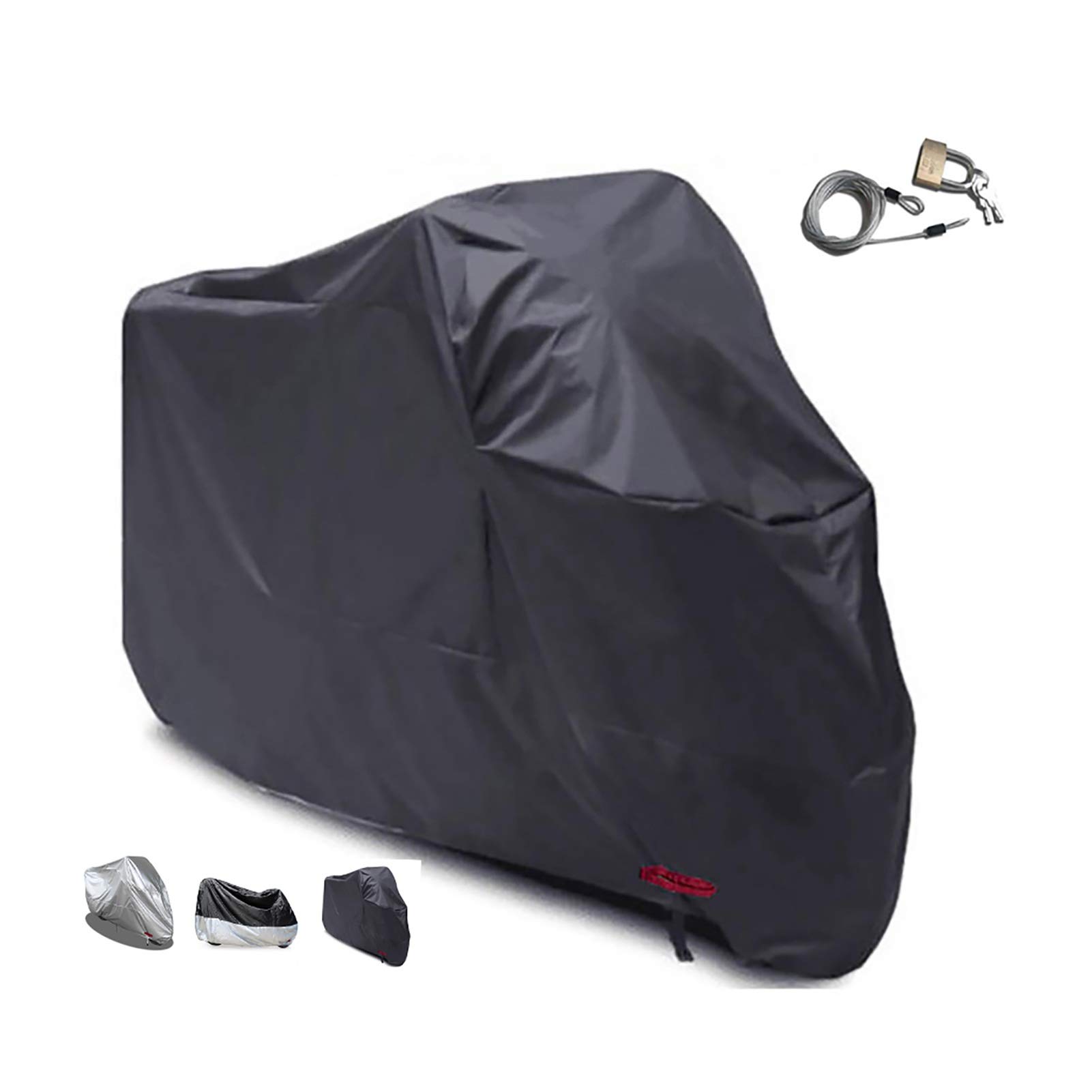 Waterproof 210D Oxford Motorcycle Cover with PU Coating - Fits Benelli BJ400-8 | Indoor/Outdoor Use | Anti-Theft Protection for Bikes & Motorcycles | Perfect for Garage, Parking & Travel Storage