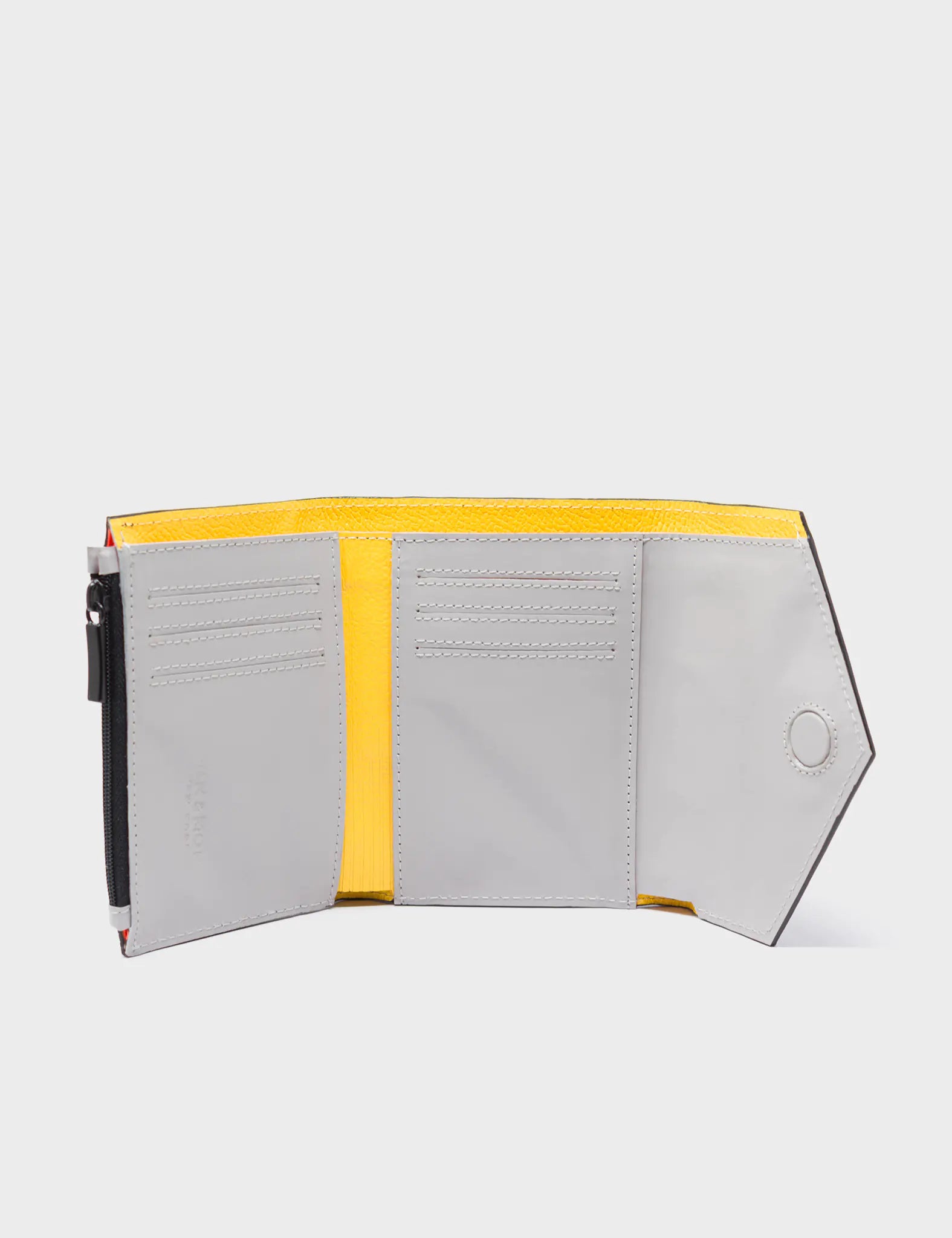 Fiona Genuine Black Leather Wallet - Creatures of the Future Design - Stylish & Durable for Everyday Use, Travel & Gifts