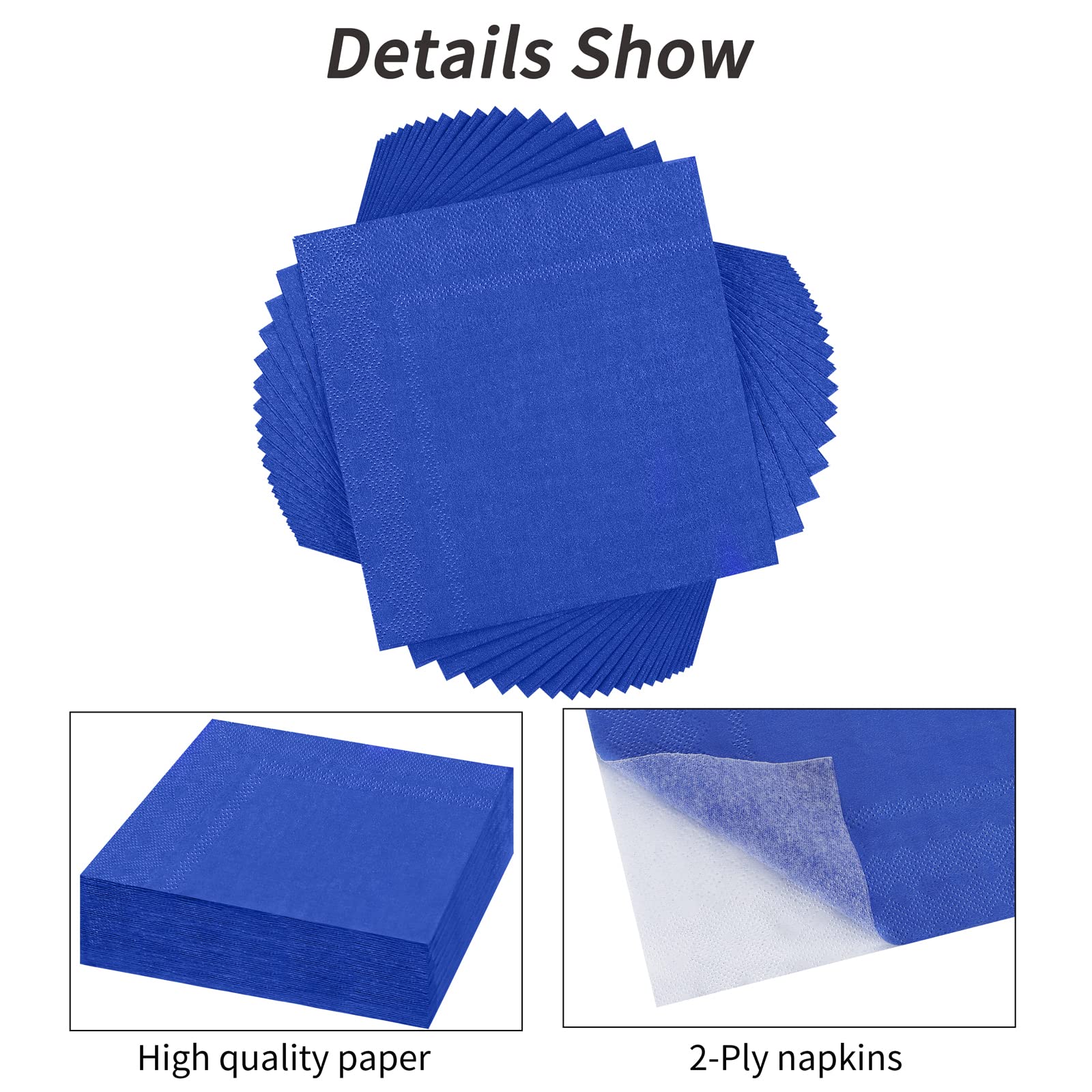 Resinta 120-Pack Neon Cocktail Napkins - 2-Ply Beverage & Luncheon Paper Napkins for Parties (6 Vibrant Colors) - Perfect for Cocktail Hours, Weddings, and Birthday Celebrations